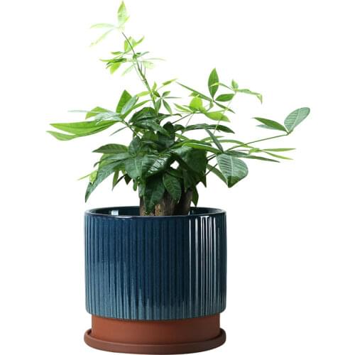 Tray Large Flower Pot Ceramic Luxury Table Indoor Plants Flower Box Balcony Nordic Style Doniczka Ozdobna Home Decor ED50PP