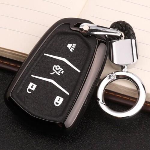 Zinc Alloy Car Remote Key Cover Case Shell For Cadillac ATS CT6 CTS DTS XT5 Escalade ESV CTS-V Coupe SRX STS XTS ELR