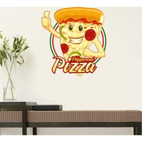 Express Pizza Sticker Restaurant Decal Poster Vinyl Art Wall Decals Decor Mural Decoration Pizza1003