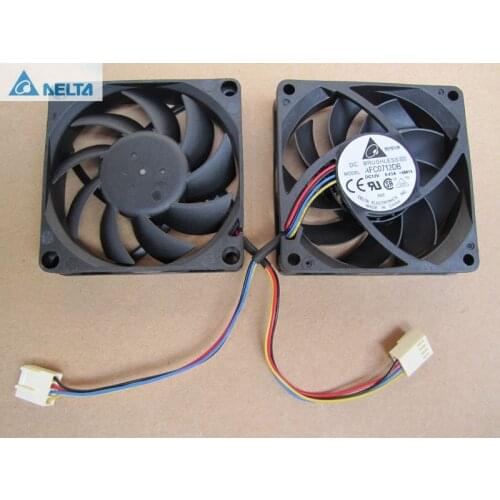 For for delta 7CM 70MM 70*70*15MM 7015 12V 0.45a afc0712db server cpu cooling fan