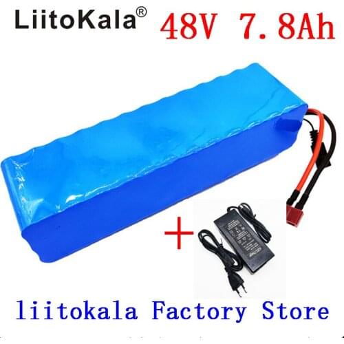 LiitoKala 48V 7.8ah 13s3p High Power 18650 Battery Electric Vehicle Electric Motorcycle DIY Battery BMS Protection+2A Charger