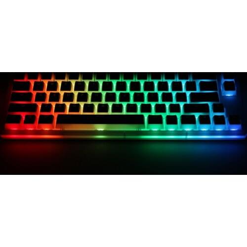 Womier V66 Oreo hot swappable Switch Custom Mechanical Keyboard rgb smd led type c usb port acrylic case rgb Pudding keycap