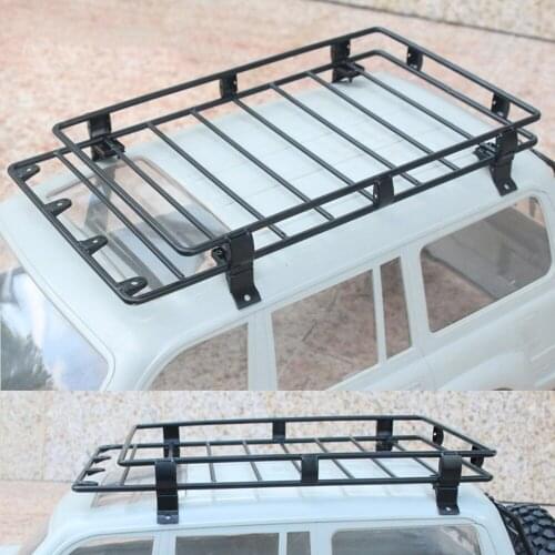 Crawler Car Metal Roof Rack Luggage Carrier For Car 1/10 Rc LC80 LAND CRUISER Body SCX10 ii 90046 Tamiya Pajero CC01 JK Wrangler