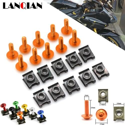 Motorcycle Fairing Screws Fastener Clips Body Spring Nut Bolts Kit For 640 LC4 Supermoto 990 AdventuRe SMR SMT Super