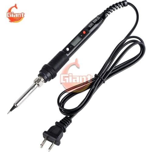 New 908S 80W LCD Electric Soldering Irons Kit Adjustable Temperature LCD Display Soldering Iron Tips Welding Tools 220V 110V