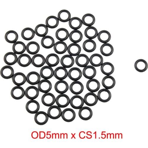 OD5mm x CS1.5mm black NBR nitrile rubber o ring oring o-ring oil seal gasket