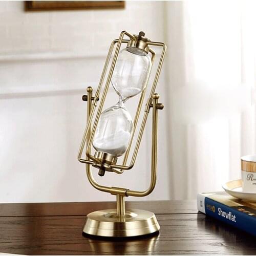 1PCS Hourglass Timer 15/30 Minutes Creative Living Room Personality Hourglass Simple Modern Home Decoration Home Supplies LD422