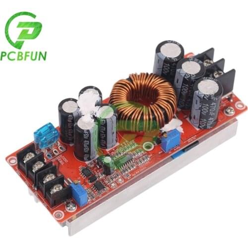 DC DC Voltage Converter CV Boost Converter Step Up Adjustable Module Power Supply 1200W 20A DC-DC 8V -60V to 12V-80V Regulator