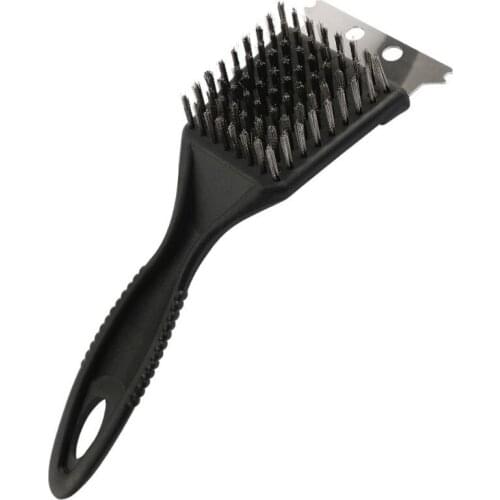 BBQ Grill Brush Cleaner Stainless Steel Scraper Barbecue Cooking Clean Tool Accessory