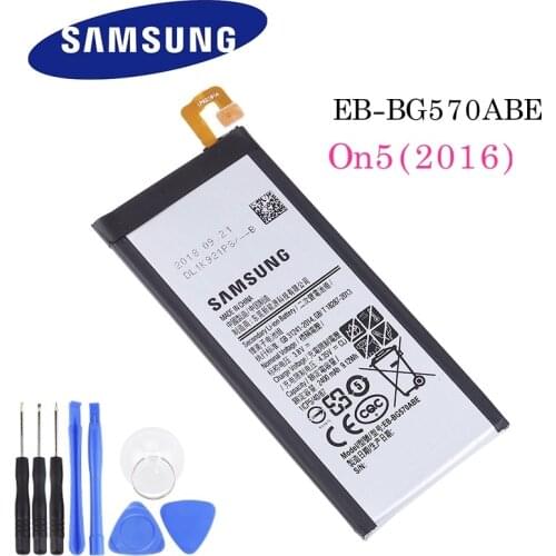 Samsung Original Replacement Phone Battery EB-BG570ABE For 2016 Edition Samsung Galaxy On5 G5700 G5510 J5 Prime 2400mAh