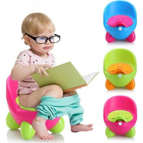 Baby Potty Toilet Car WC For Kids Toilet Trainer Girls Seat Chair Comfortable Portable Animal Pot For Free Potty Brush