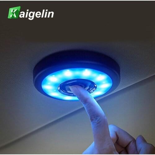USB Rechargable Touch Control Closet Cabinet Light with Magnet Base 3 Light Modes LED Car Atmosphere Lamp Mini Night Light