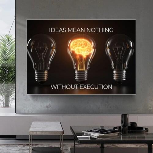 Inspirational Canvas Painting Office Creative Posters and Prints Wall Pictures Modern Living Room Home Decoration Painting