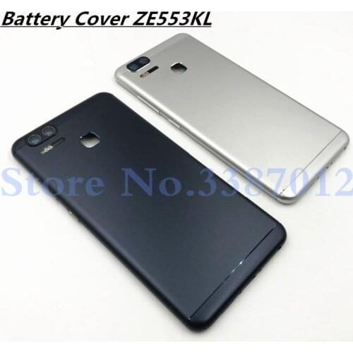 Back Battery Cover For ASUS ZenFone 3 Zoom ZE553KL Z01HDA Housing Case With Volume Power Button Camera Lens