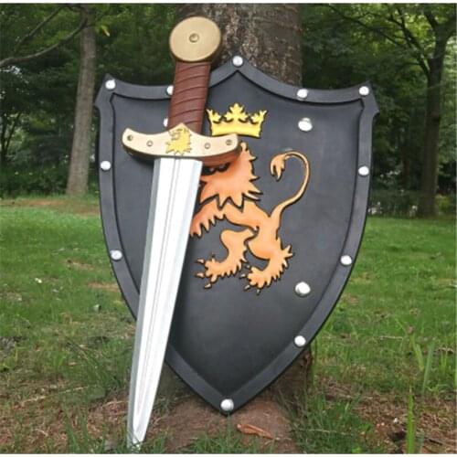 1 set Movie Cosplay equipment PU Shield with Swords Cosplay Larp Weapon Costume Accessories