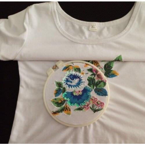 15cm 1 pcs small adjustable ABS plastic hoop embroidery circle for bead cross stitch set handcraft DIY handneedlework craft plus