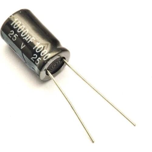 10 pcs Electrolytic Capacitors 25V 1000UF 10X17MM Aluminum Electrolytic Capacitor