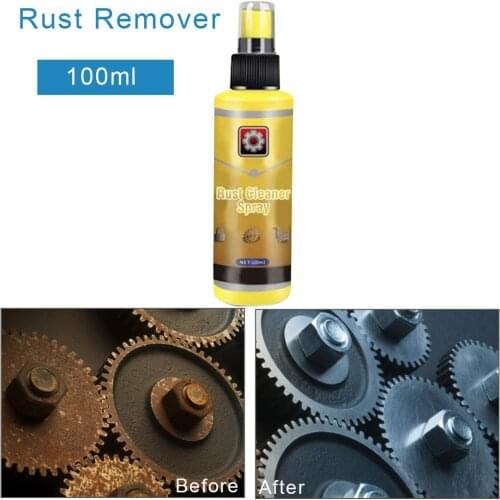 100ml Rust Cleaner Spray Derusting Spray Car Maintenance Cleaning Tool Portable Anti-rust Tool Agent Remover Car Beauty Supplies