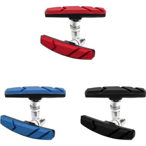2pcs Mountain Road Bike Brake pads MTB Bicycle Braking V-Brake Holder Shoes Rubber Blocks Durable Cycling Accessories