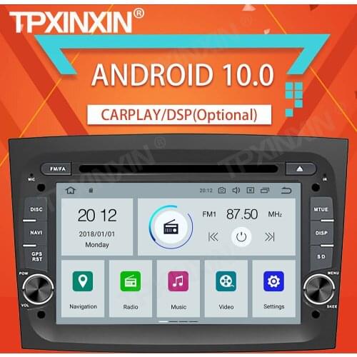 4+64G For Fiat Doblo 2016 2017 2018 Android Car Stereo Tape Recorder Multimedia Audio Video Player GPS WIFI Navigation HeadUnit