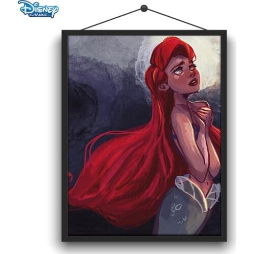 Disney 5D DIY Diamond Painting Princess Illustration Round Diamond Embroidery Exquisite Exclusive Handicraft Home Decoration