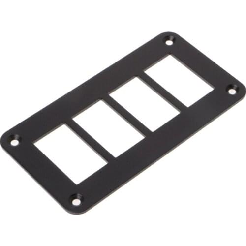 Aluminum Rocker Switch Panel 2/3/4/6 Way Housing Holder For Car Boat Auto Parts