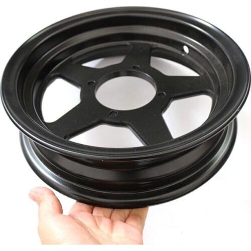 Electric tricycle scooter black aluminum wheel hub closed car four wheeled vehicle wheels 3.50-10 vacuum aluminum wheel