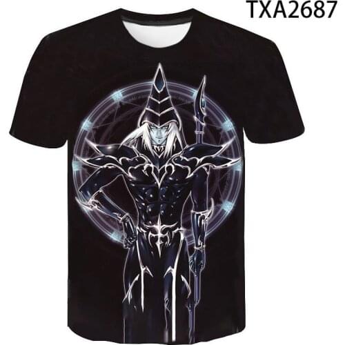 Cartoon Anime Games T Shirt Men Women Children Yu Gi Oh 3D Printed T-shirt Summer Short sleeve Tops Streetwear Boy Girl Kids Tee