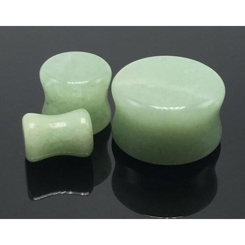 Hot Sale High Polish Smooth Material Saddle Ear Plug 5-16mm Cool Ear Tunnel Plug nature stone flesh tunnel body jewelry