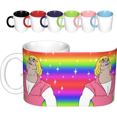 He-Man Gay Pride ( Legging ) Ceramic Mugs Coffee Cups Milk Tea Mug Creative Trending Vintage Gift Bottle Cup
