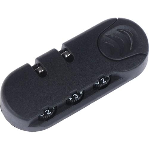 3 Digit Combination Padlock Accessories For Bags Lock Luggage Suitcase Travel Bag Code Lock Black Combination Lock 8.3x3.2cm