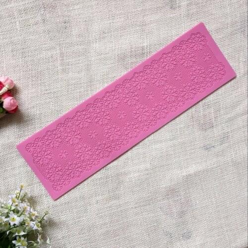 Lace candy cake lace silicone mold Pace Fondant printing mold DIY baking cake decoration mold