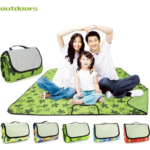 Outdoor Picnic Beach Camping Hiking Crawl Mat Moisture & Waterproof Mat Picnic Blanket Kids Climbing multi-function Cushions