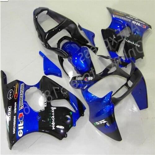 New motocle Fairing kit For KAWASAKI Ninja ZX6R 00-02 ZX-6R 2000-2002 6R 00 02 ZX 6R 2000 2002 00 01 02 blue black Fairing