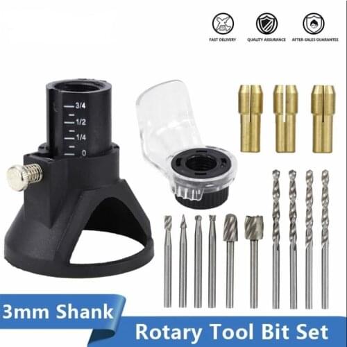 Premium Rotary Tools Dedicated Locator Set Grinding Locator with Twist Drill Bit Wood Rotary Files Power Tools Accessories