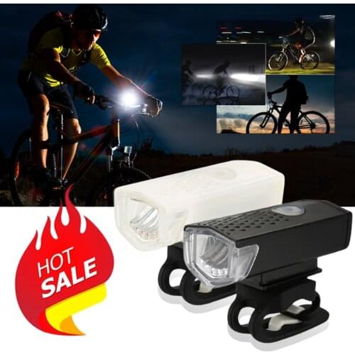 MTB Bike Light LED Bicycle Front Rear Light USB Charging Night Cycling Headlight Safety Warning Flashlight Lamp Bike Accessories