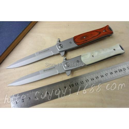 High Quality folding knife hunting knife camping tools Free Shipping with two colour optional