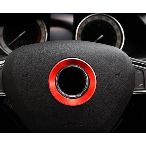 1pc for SKODA superb 2016-2018 steering wheel LOGO Decorative circle (item without logo)