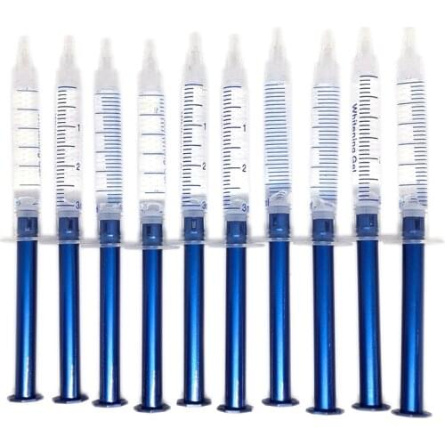 10PCS/Set Dentist Teeth Whitening 44% Peroxide Dental Bleaching System Oral Gel Kit Tooth Whitener Dental Tools