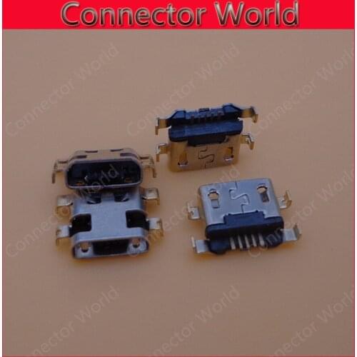 100pcs micro mini USB Charging Port Dock plug jack socket Connector 5pin Repair Parts For Huawei Y3-2 Y3-II Y3 2 3G 4G