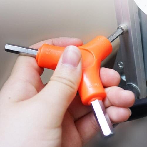 2.5/3/4/5/6/8mm 3 Way Inbussleutel Wrench Bike Hand Spanner Voor Fiets mountainbike Road Fiets MTB Repair Tool