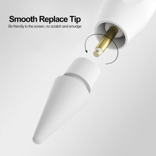 2pcs Stylus Pencil Tips Replacement Compatible for Apple Pencil 1st 2nd Generation Pen Replacement Accessories for Apple Pencil