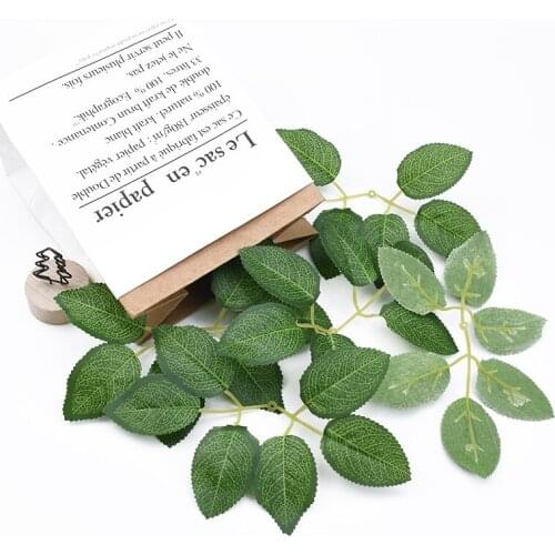 20 Pieces Large leaf roses Leaves christmas decor for home wedding Bride wrist accessories decorative flowers artificial plants