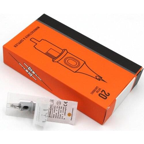 20 PCS Disposable Cartridge Magnum Curved Series fit Cartridge Grips and Tattoo Machine Pen