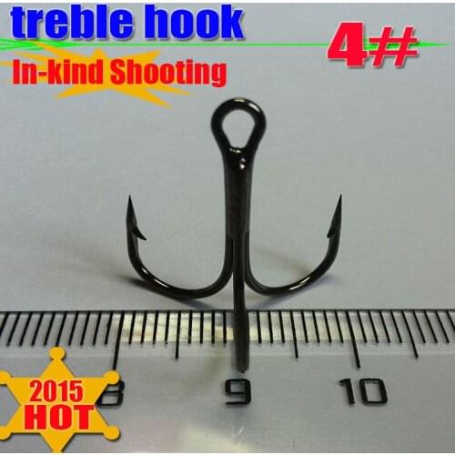 2020NEW Treble Fishing Hooks High Quality size: 4# high-carbon steel quantity:200pcs/lot
