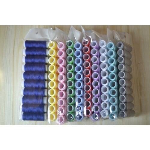 30Pcs Colorful High quality machine embroidery thread DIY Sewing Thread Kit Thread Sewing Supplies free shipping