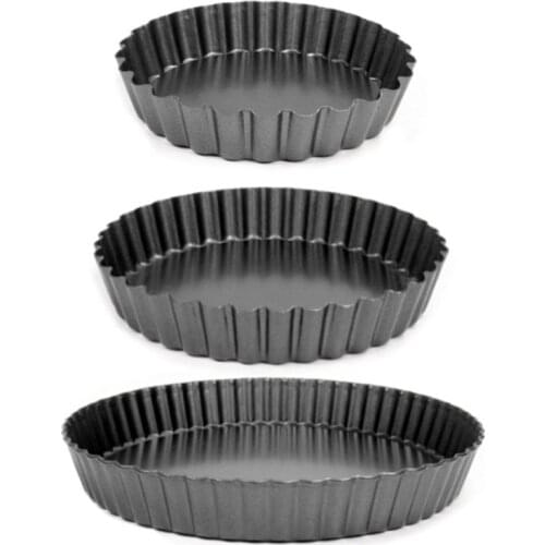 4/6/8 Inch Non Stick Pie Pizza Cake Pan Tart Mold Removable Bottom Baking Pastry Mould Round Bakeware