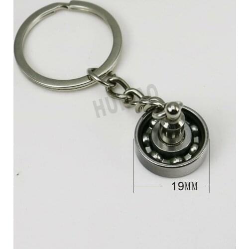 5PCS Bearing Keychain Decoration Bearings Key Ring Badge