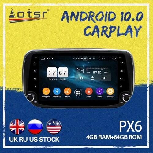 AOTSR Car GPS Navi For Hyundai IX45 Sante Fe 2019+ Android 10.0 System Car GPS Navigation Touchscreen Octa core Car Radio play