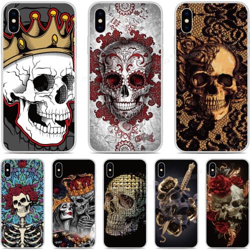Tpu Silicone Skull Bone Cover For Ulefone Note 11P 9P 8P 7P Armor X7 X3 7 6 6E Power 6 OnePlus 8T 8 Nord N100 N10 5G Phone Case
